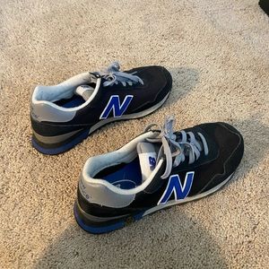Black and blue New Balance 515.